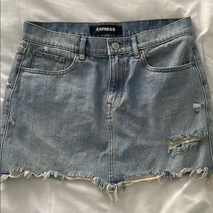 EXPRESS mini denim skirt